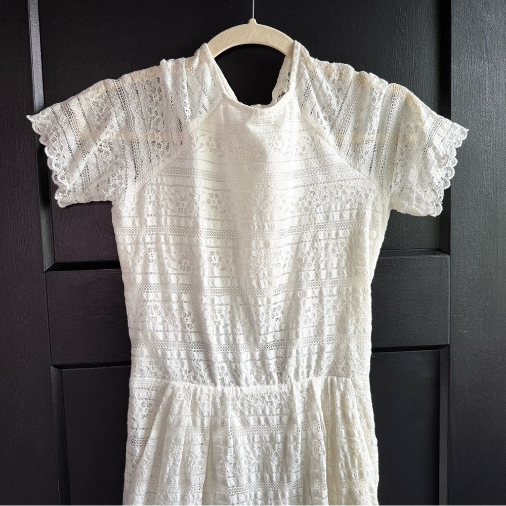 Dolce Vita White Mini Dress - Size S  👰🌸 - Picture 3 of 14